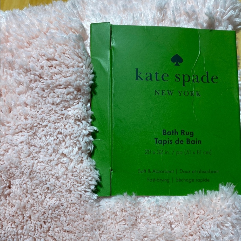 Kate Spade Pink Bath Rug